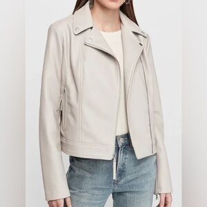 Express Faux Leather Moto Jacket